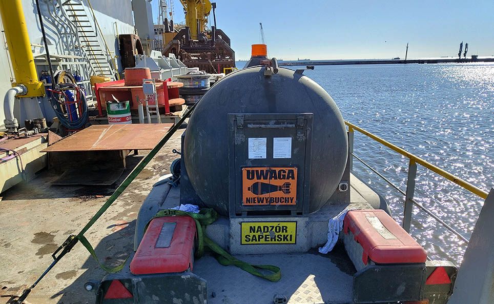 Transport Materiałów Wybuchowych łodzią należącą do Explosive